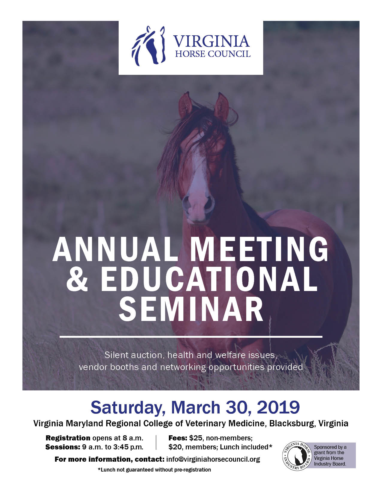 horse council seminar flyer